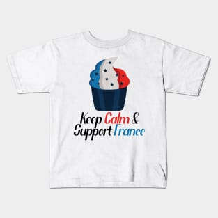 Keep Calm And Support France Kids T-Shirt